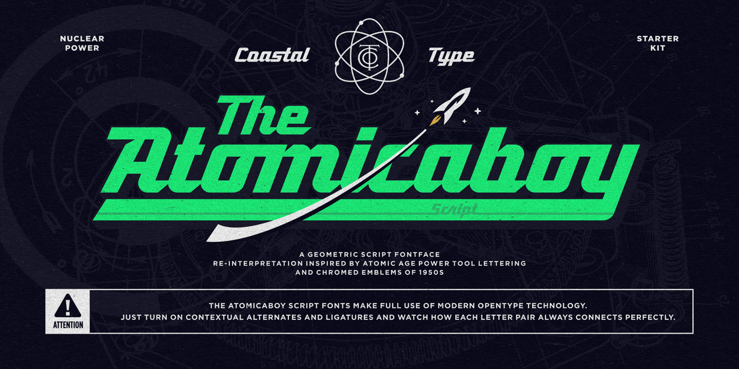 Atomicaboy Font preview